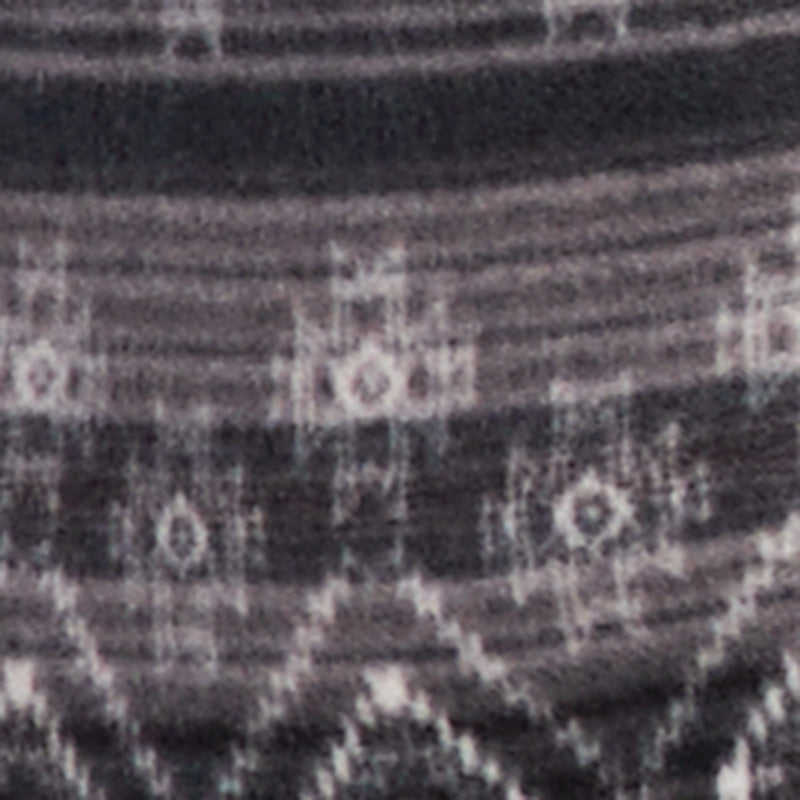 Fair Isle Print Sherpa Lined  Fleece Shacket